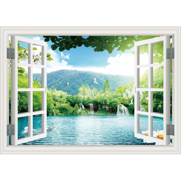 Ahşap Pencere Görünümlü Duvar Tablosu  VG0000T3