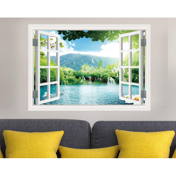 Ahşap Pencere Görünümlü Duvar Tablosu  VG0000T3 - 2