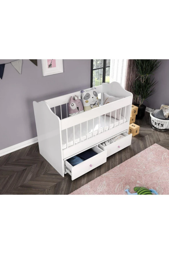 MERLİN MOBİLYA PERİ Anne Yanı Beşiği - 2