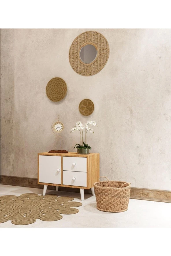 MERLİN MOBİLYA Suit 3 Bölmeli Beyaz Komodin - 3