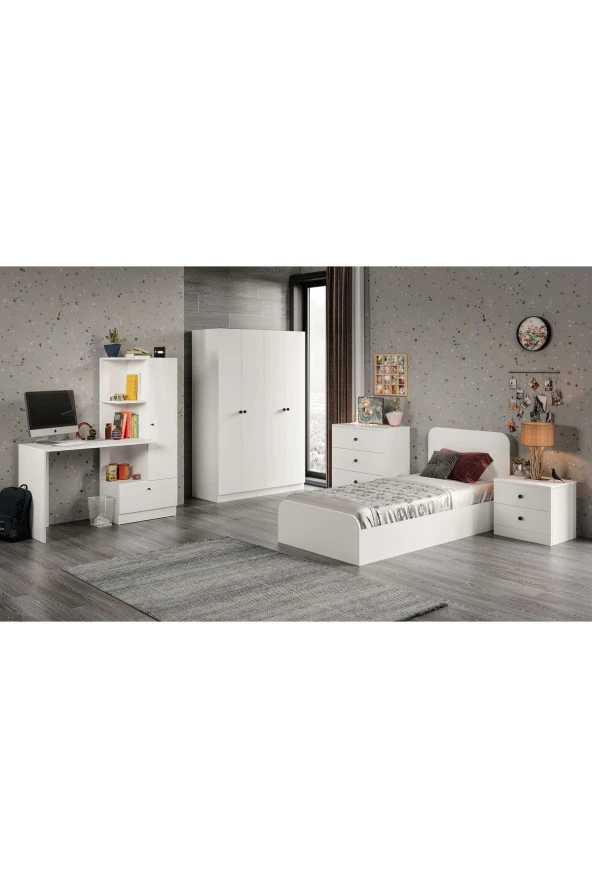 MERLİN MOBİLYA Merlin Mobilya Akasya Genç Odası ve Çalışma Masası