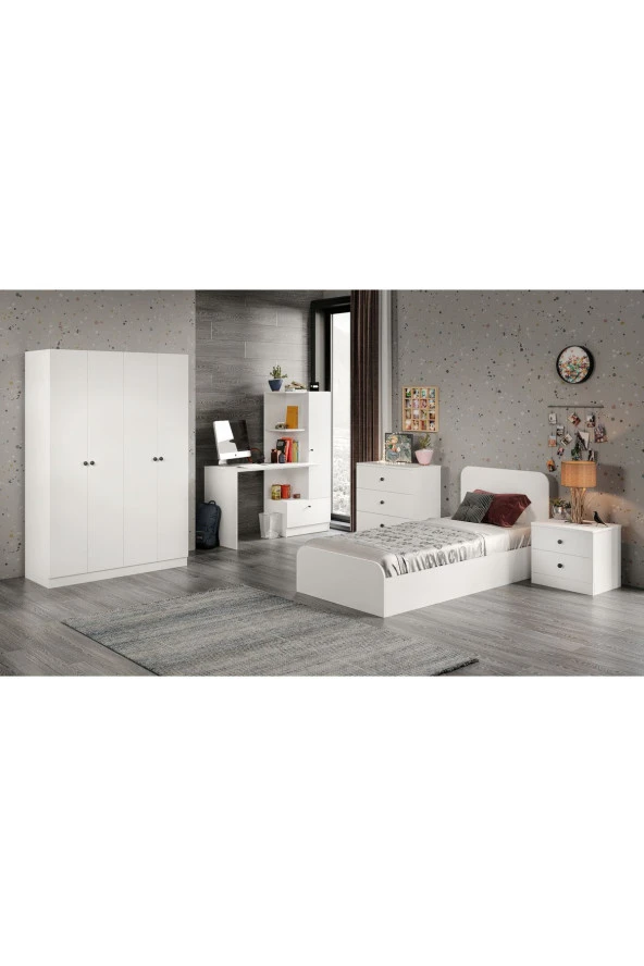 MERLİN MOBİLYA Merlin Mobilya Akasya Genç Odası ve Çalışma Masası - 3