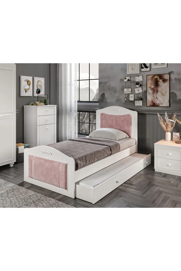 MERLİN MOBİLYA Mobilya Tokyo Beyaz Genç Odası ve Çalışma Masası - 5