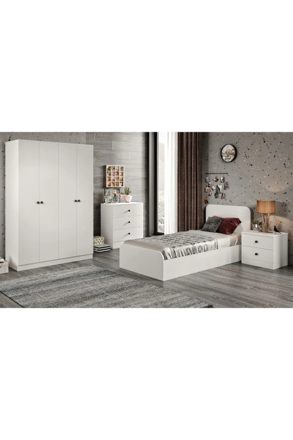 MERLİN MOBİLYA Merlin Mobilya Akasya Genç Odası ve Çalışma Masası - 4