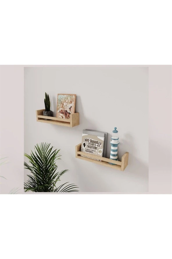 MERLİN MOBİLYA MİKRO DEKORATİF RAF 2' LEFKAS - 2