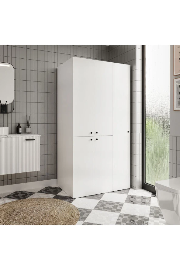 MERLİN MOBİLYA Merlin Mobilya Savana Çamaşır ve Kurutma Makinası Takım - 4