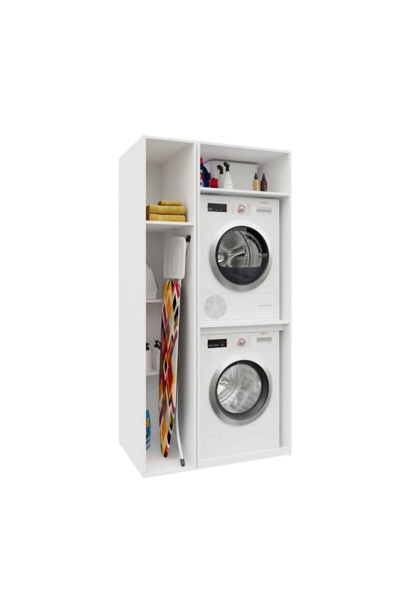 MERLİN MOBİLYA Merlin Mobilya Savana Çamaşır ve Kurutma Makinası Takım - 7