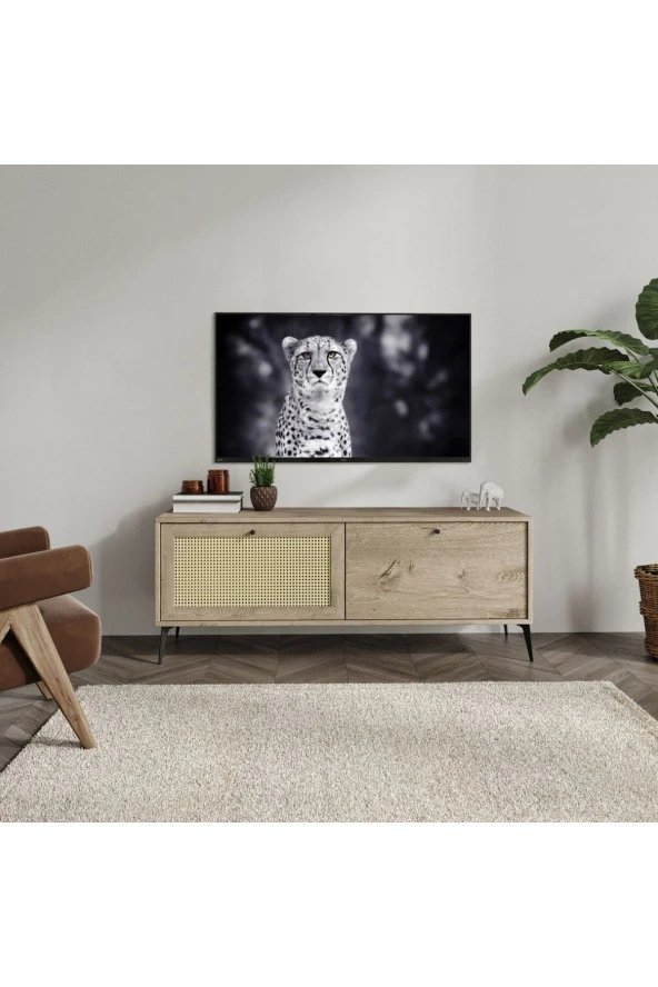 MERLİN MOBİLYA Diamond 2 Bölmeli Tv Ünitesi 140cm