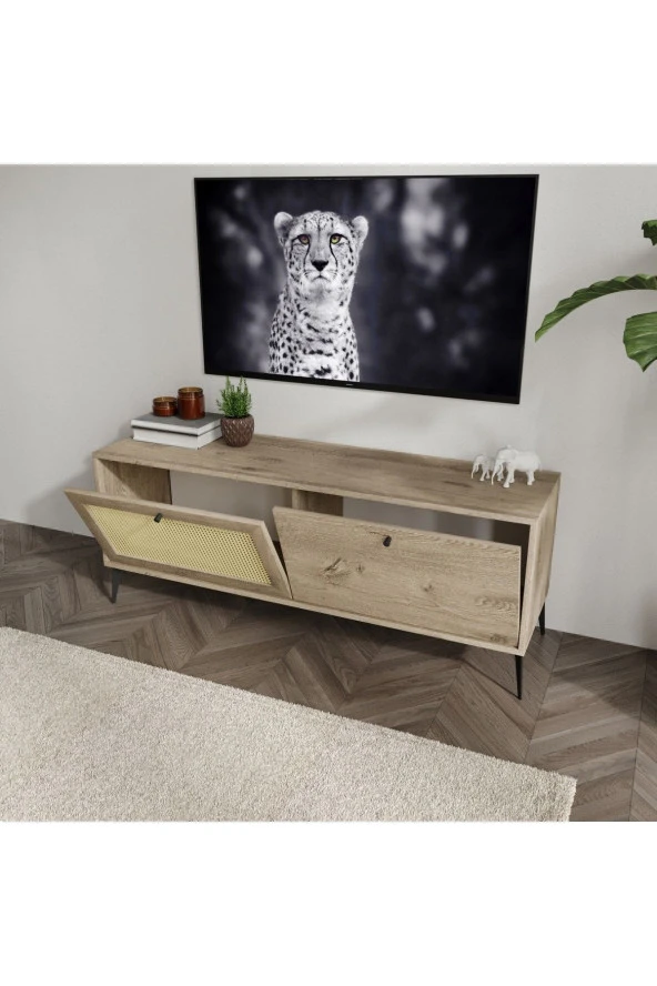 MERLİN MOBİLYA Diamond 2 Bölmeli Tv Ünitesi 140cm - 3