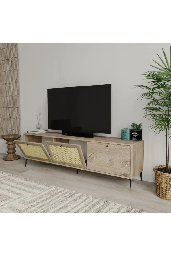 MERLİN MOBİLYA Merlin Mobilya DİAMOND 3 Bölmeli TV Ünitesi 180cm - 4