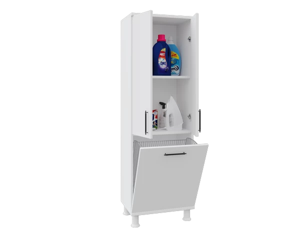 MERLİN MOBİLYA Oskar Kirli Sepetli Banyo Dolabı - 9