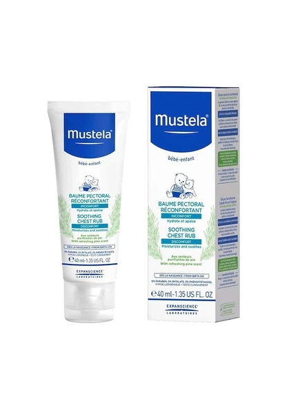 Mustela Rahatlatıcı Göğüs Balsamı 40 ml