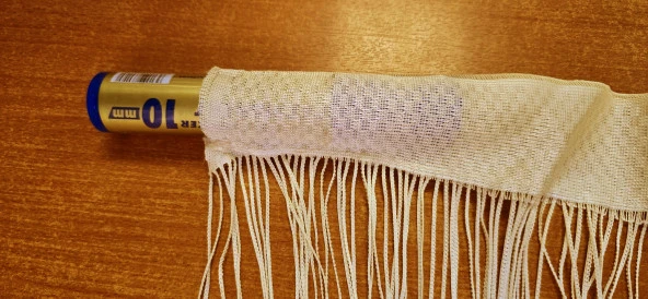 İP ZİNCİR KREM RENK RUSTİK EN 100 CM BOY 280 CM HAZIR İP PERDE ürün görseli