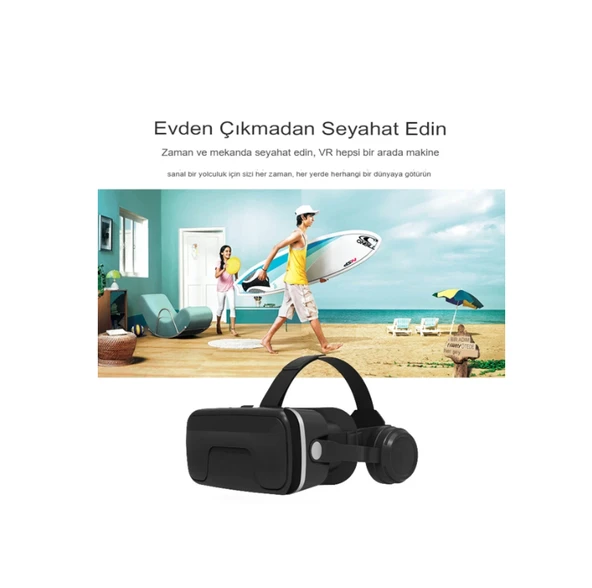 Peeq Shinecon VR SC-G04EA 3D Sanal Gerçeklik Gözlüğü + Kumanda - 3