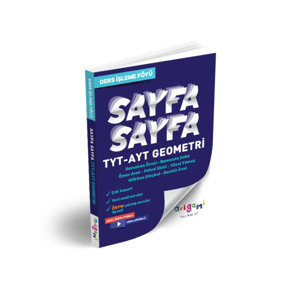 TYT-AYT GEOMETRİ SAYFA SAYFA DERS İŞLEME FÖYÜ