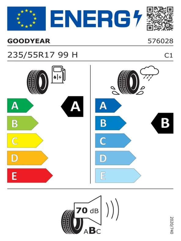 Goodyear 235/55R17 99H Eagle F1 Asymmetric 5 Oto Yaz Lastiği ( Üretim Yılı.2023 ) - Resim 2