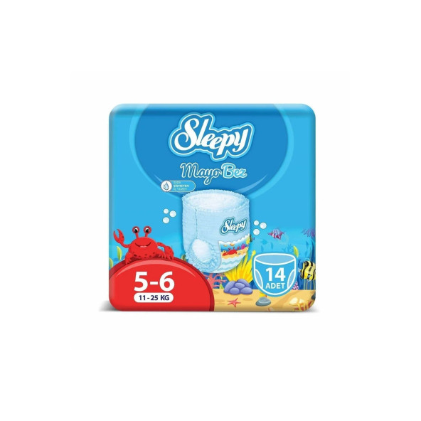 Sleepy 6 Beden Xlarge Mayo Külot Bez 14 Adet 11-25 Kg