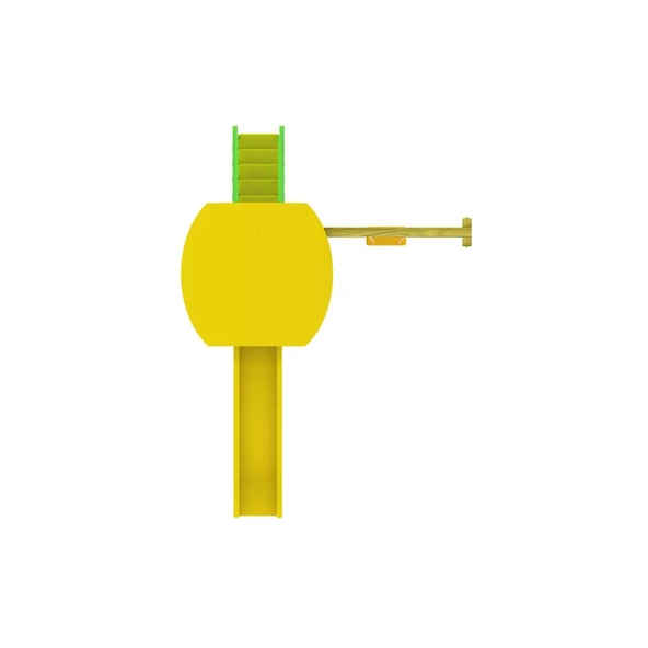 Ahşap Çocuk Oyun Parkı SG09, Bir Kaydırak Tek Salıncaklı Model - 3