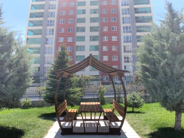 Japon Çatılı Piknik Masası PTB12M, Metal 8 Kişilik - 6