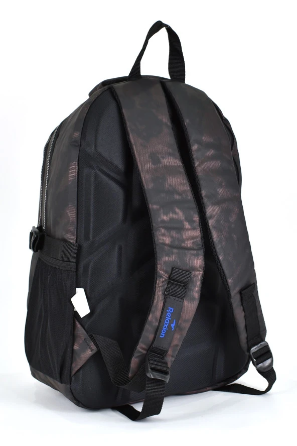 Elatae Unisex Ortopedik Çok Gözlü Günlük Seyahat Okul Sırt Çantası Kahve 2049 - 5