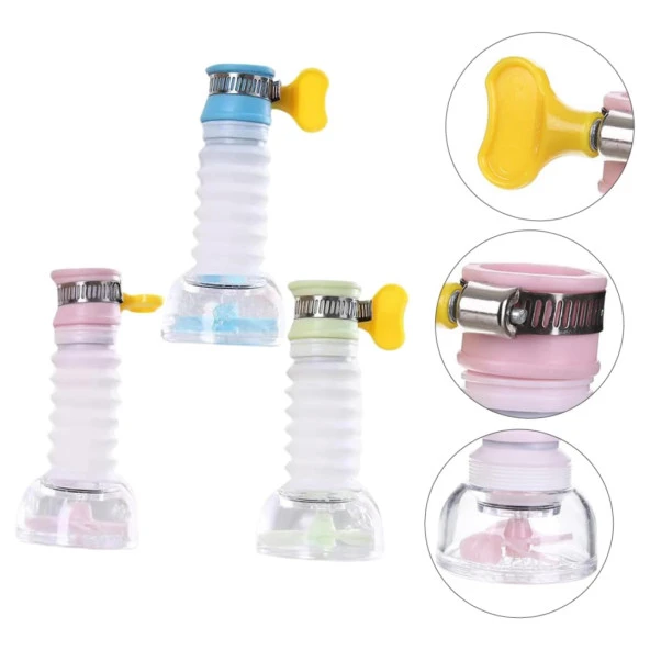 Sunup SN-24670 Ayarlanabilir Turbo Musluk Ucu Su Filtresi Aparatı - 3