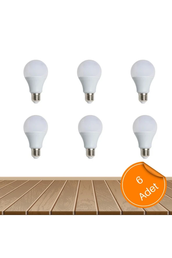 9 W Beyaz Led Ampul (6 Adet)