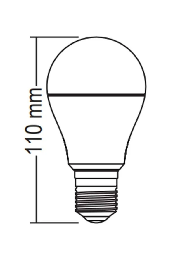 9 W Beyaz Led Ampul (6 Adet) - 2