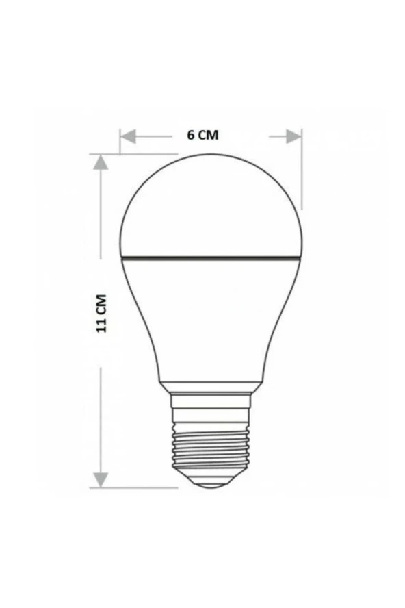 Ct-4266 12w Led Ampul 6400k Beyaz Işık E27 Duy - 2