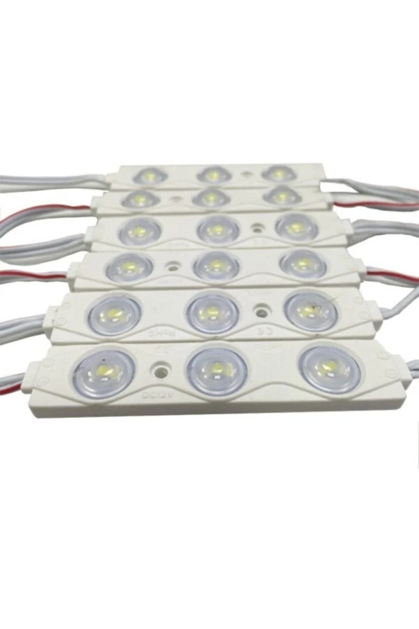 10 Adet Mercek Modul Led Beyaz Renk 1,5 W - 2