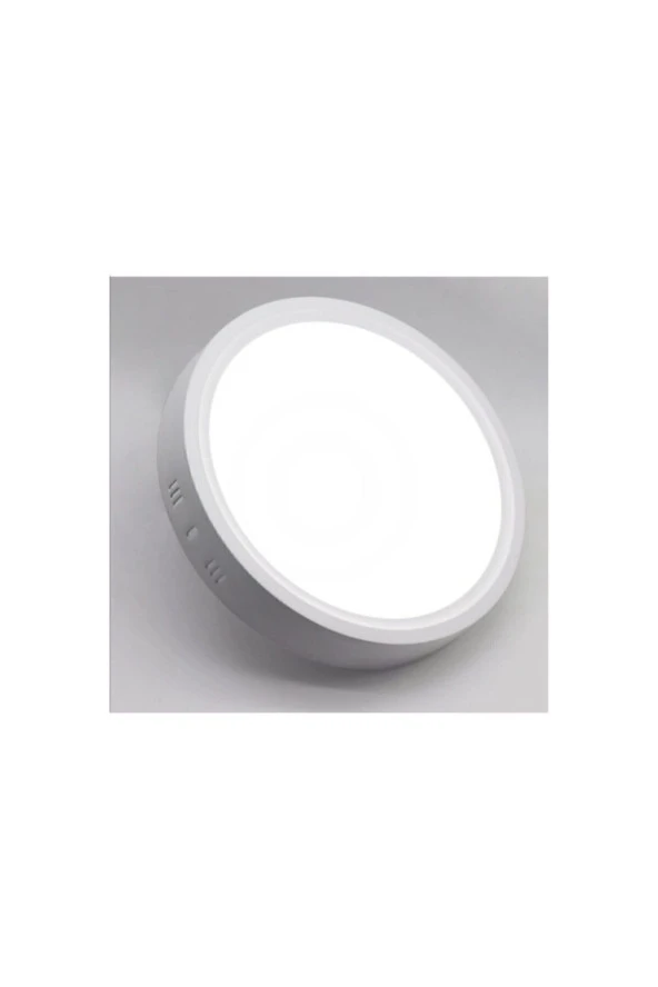 Sıva Üstü Avize 24 Watt Panel Yuvarlak Led Tavan Armatürü Ledli Armatür - 3