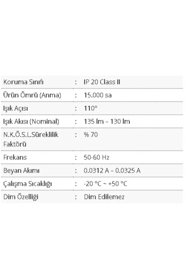 Ct 5144 2'' 3w Panel Beyaz Led Spot Armatür - 3
