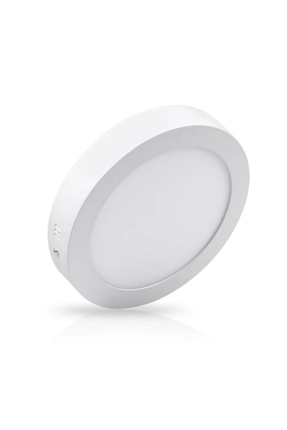 24 W Led Panel - Beyaz Işık (6500K) - Beyaz Kasa - Yuvarlak - Sıva Üstü - Asm-1024b - 3