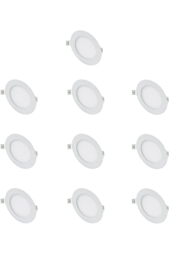 6 W LED SPOT BEYAZ CATA 10 LU PAKET 6500K CT-5145