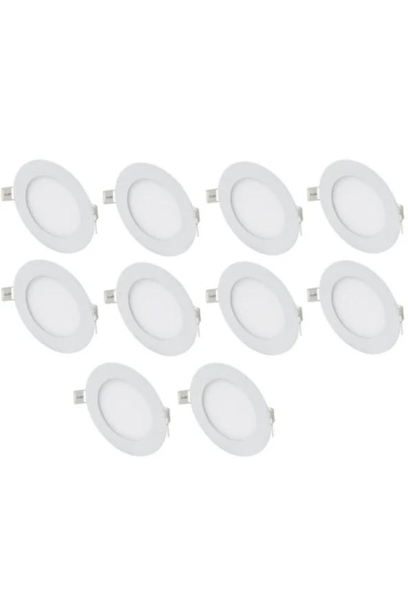 CT-5145 6 WATT SLİM LED PANEL BEYAZ IŞIK CATA 10 adet