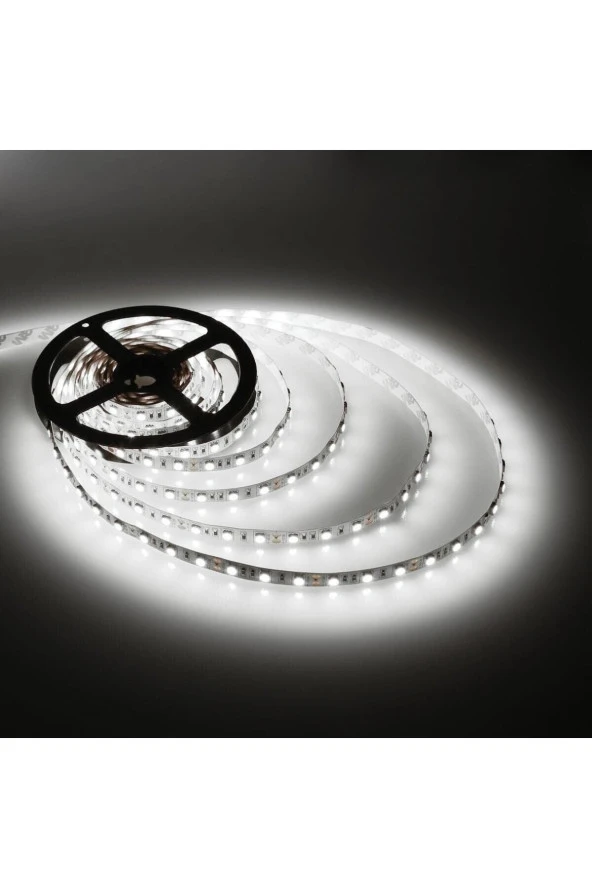5 Metre Yapışkanlı Iç Mekan Rulo Beyaz Işıklı Şerit Led - 3