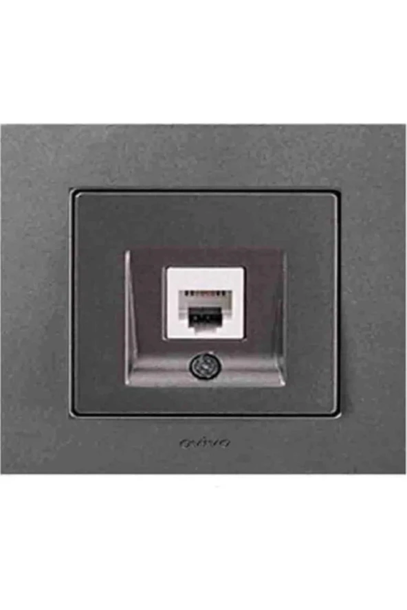 Seldur Cat3 Grano Füme Numeris Telefon Prizi Mekanizma Çerçeve ürün görseli 1