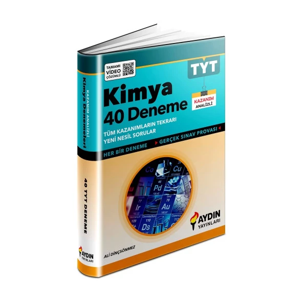 AYDIN YAYINLARI TYT Kimya 40 Deneme