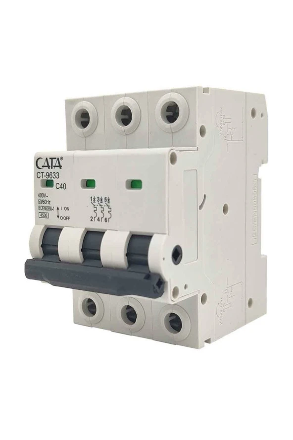 Ct-9633--3x40 Amper C Tipi 4500k Trifaze Sigorta - 2