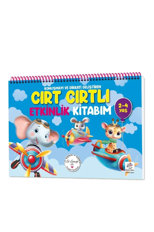 Konuşma Ve Dikkati Geliştiren 2-4 Yaş Cırt Cırtlı Etkinlik Kitabım