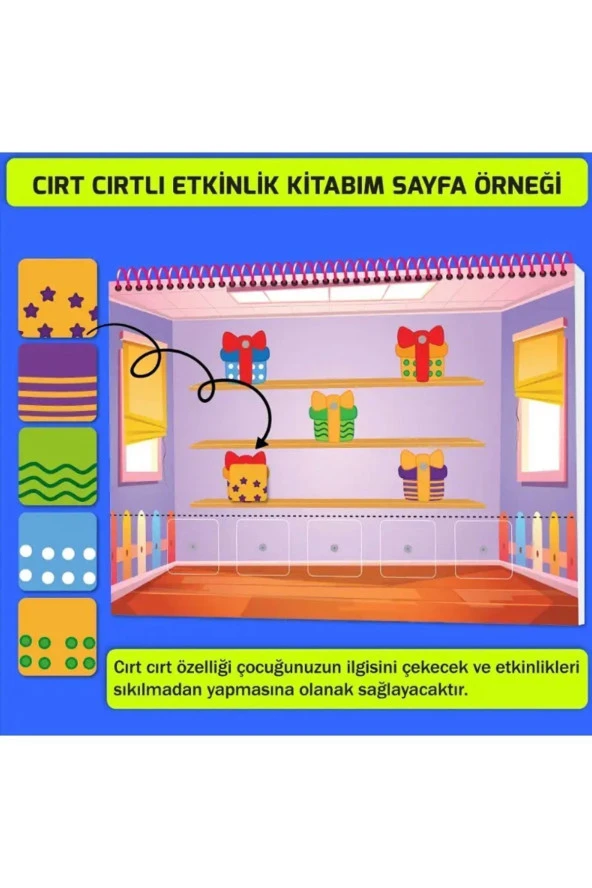 Konuşma Ve Dikkati Geliştiren 2-4 Yaş Cırt Cırtlı Etkinlik Kitabım - 3