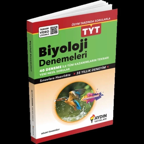 AYDIN YAYINLARI TYT Biyoloji 40 Deneme