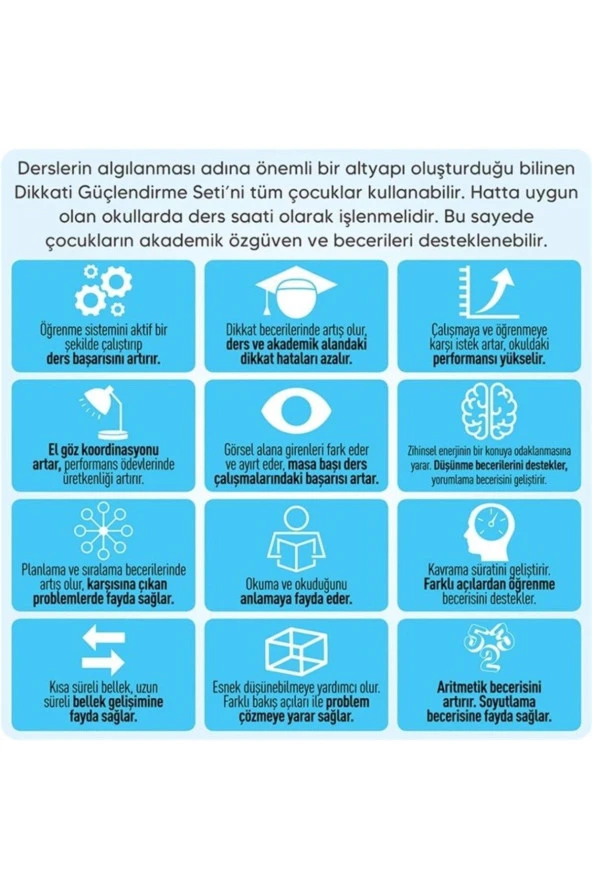 Adeda Dikkati Güçlendirme Seti 2 Yaş - Resim 6