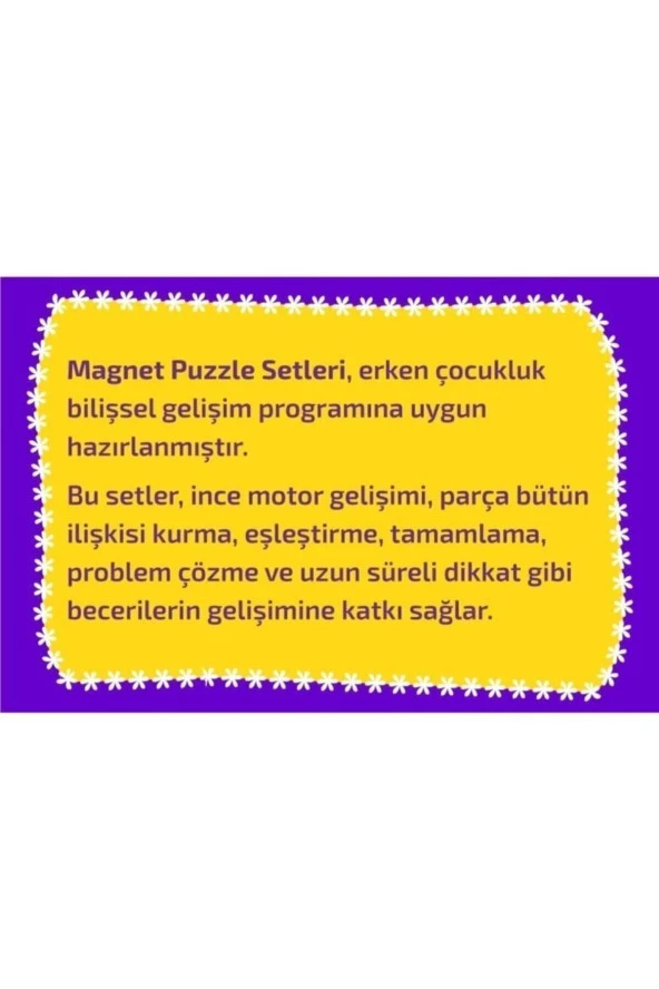 2+ Yaş Magnet Puzzle Dikkat Geliştiren Zeka Oyunu Ve Cırt Cırtlı Etkinlik Kitabım - 3