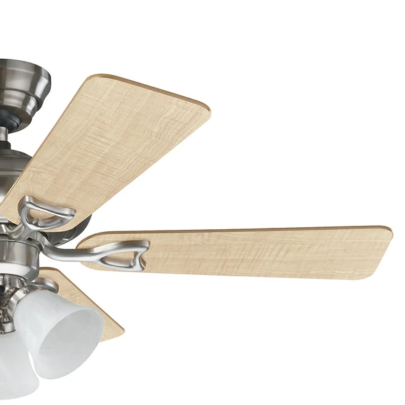 Hunter Fan - Seville Fırçalanmış Nikel - 112 Cm. 3 lü Aydınlatmalı Tavan Vantilatörü - 3