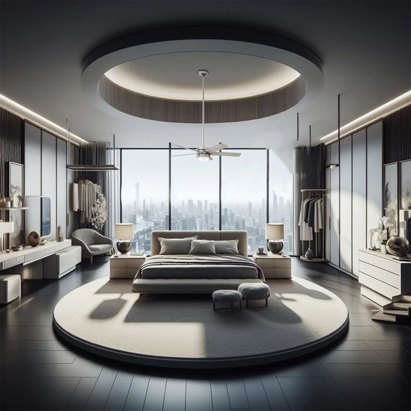 Hunter Fan - Claudette Parlak Nikel - 132 Cm. Aydınlatmalı Tavan Vantilatörü - 6