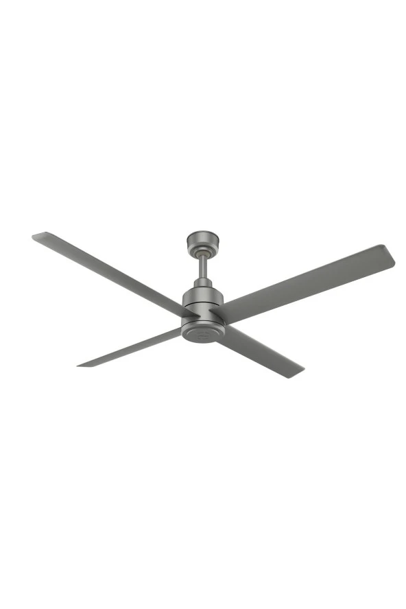 Hunter Fan - Trak DC Motor Mat Gümüş - 243 Cm. İç Ve Dış Mekan Tavan Vantilatörü