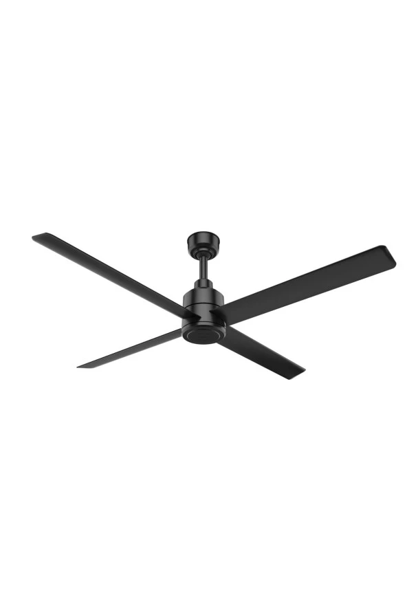 Hunter Fan - Trak DC Motor Mat Siyah - 243 Cm. İç Ve Dış Mekan Uyumlu Geniş Alan Tavan Vantilatörü