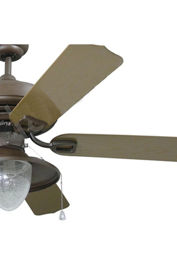 Oğuzhan - The Outdoor Series Eskitme Bronz - 132 Cm. Dış Mekan Aydınlatmalı Tavan Vantilatörü - 3