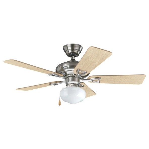 Hunter Fan - Seville Fırçalanmış Nikel - 112 Cm. Aydınlatmalı Tavan Vantilatörü