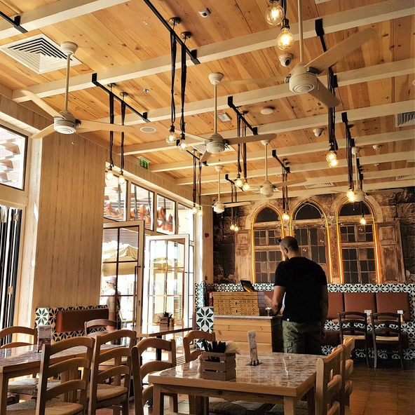 Hunter Fan - Carera Tebeşir Beyazı - 132 Cm. Tavan Vantilatörü - 6